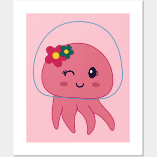 Cute Octopus Posters and Art